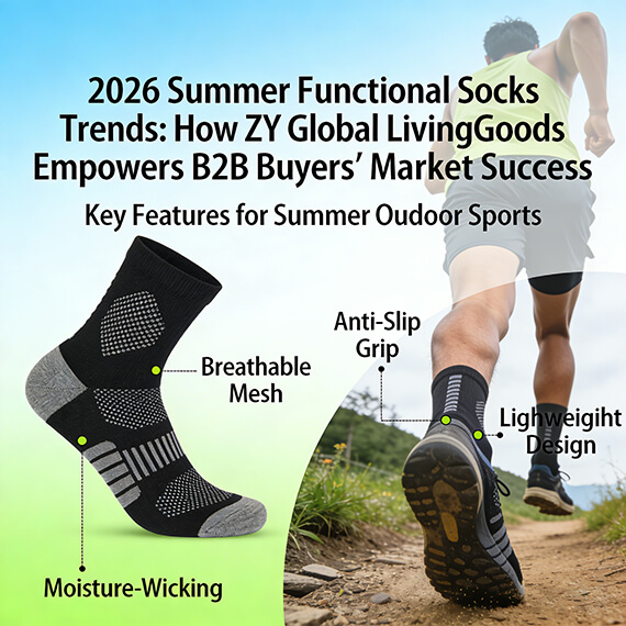 2026 Summer Functional Socks Trends: How ZY Global LivingGoods Empowers B2B Buyers’ Market Success