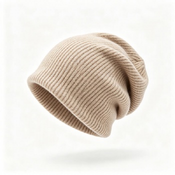 Slouchy Oversized Knit Winter Beanie Soft Stretch Custom Logo Hat